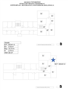 Eğitim Binası - Restorasyon 2.Sınıf Derslik D203 ED-K1-3